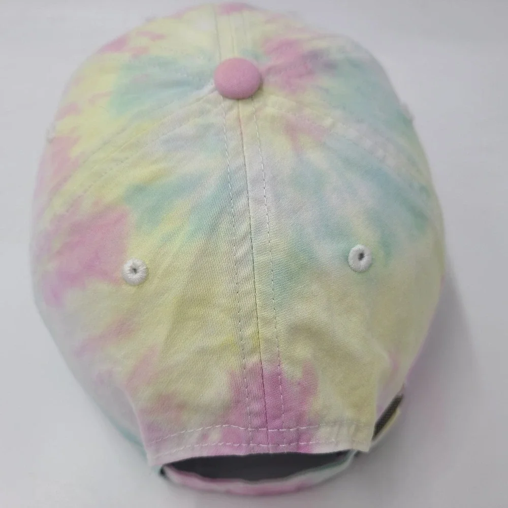 Women Chicago White Sox Hat Strapback 47 Brand Clean Up Pastel Tie Dye MLB Logo